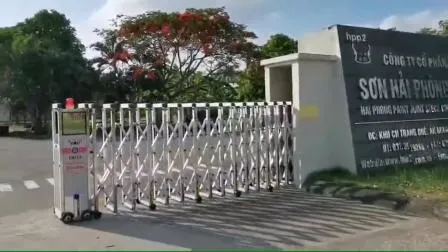 Электрические складные ворота из алюминиевого сплава